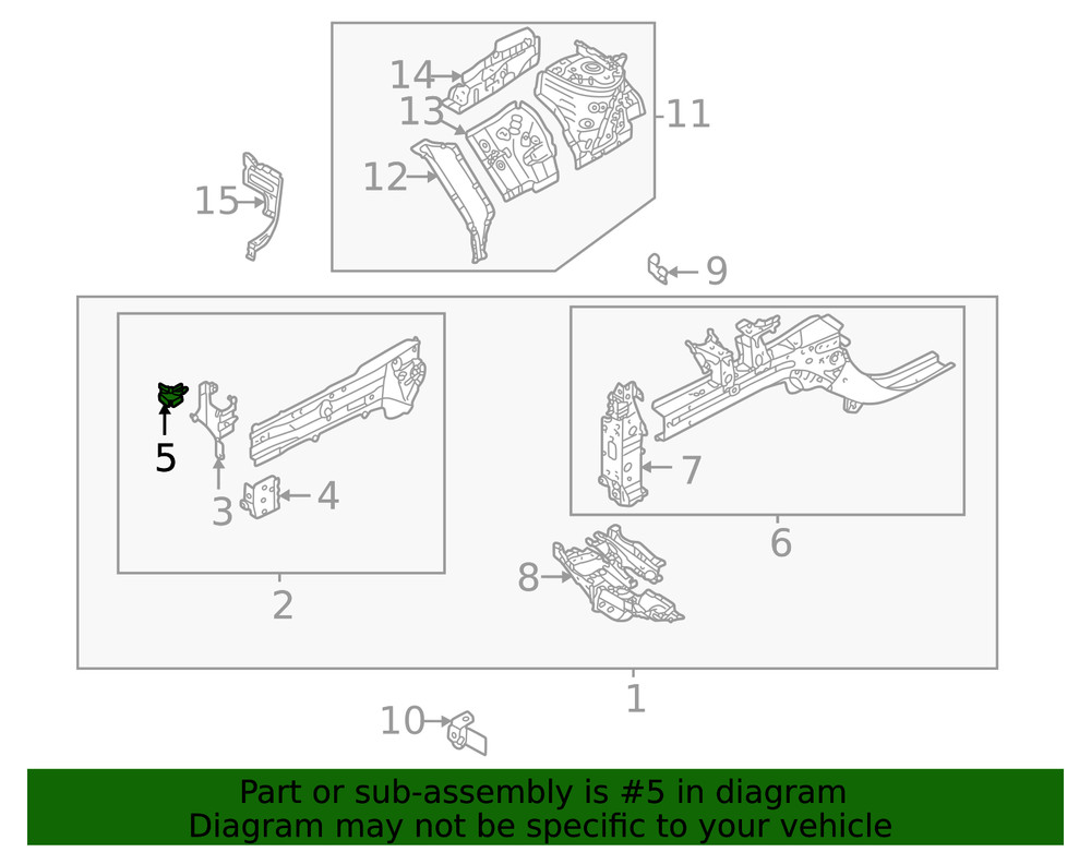 Genuine Mitsubishi Outer Bracket 5220BA96