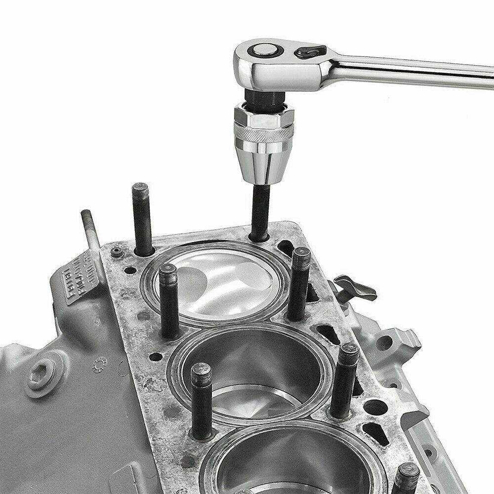 3/8" DRIVE DR UNIVERSAL BROKEN THREAD STUD EXTRACTOR TOOL REMOVER REMOVAL SOCKET