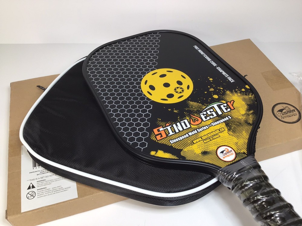 SINOWESTER Pickleball paddle Graphite rim face polymer Honeycomb Core Racket