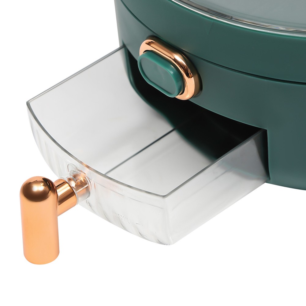 Rice Storage Container with 6 Compartments, Rotatable Dispenser for Grains