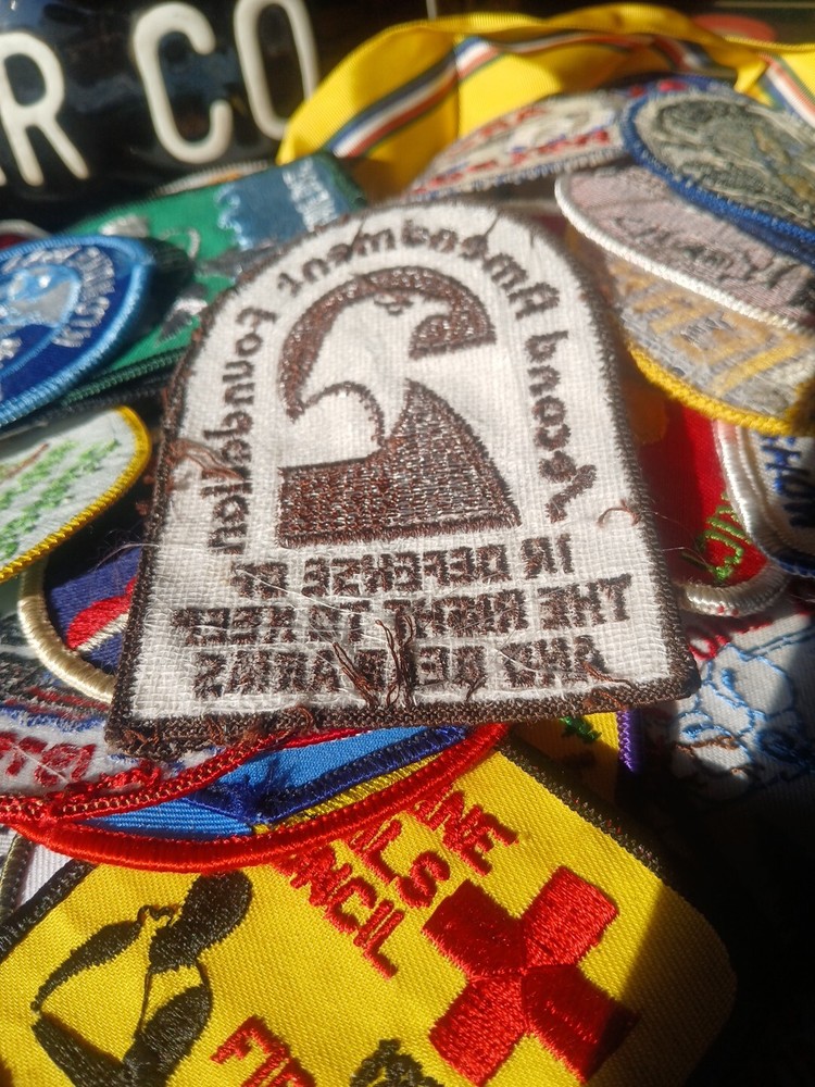 Vintage Second Amendment Foundation Right to Keep Bear Arms Patch Firearms