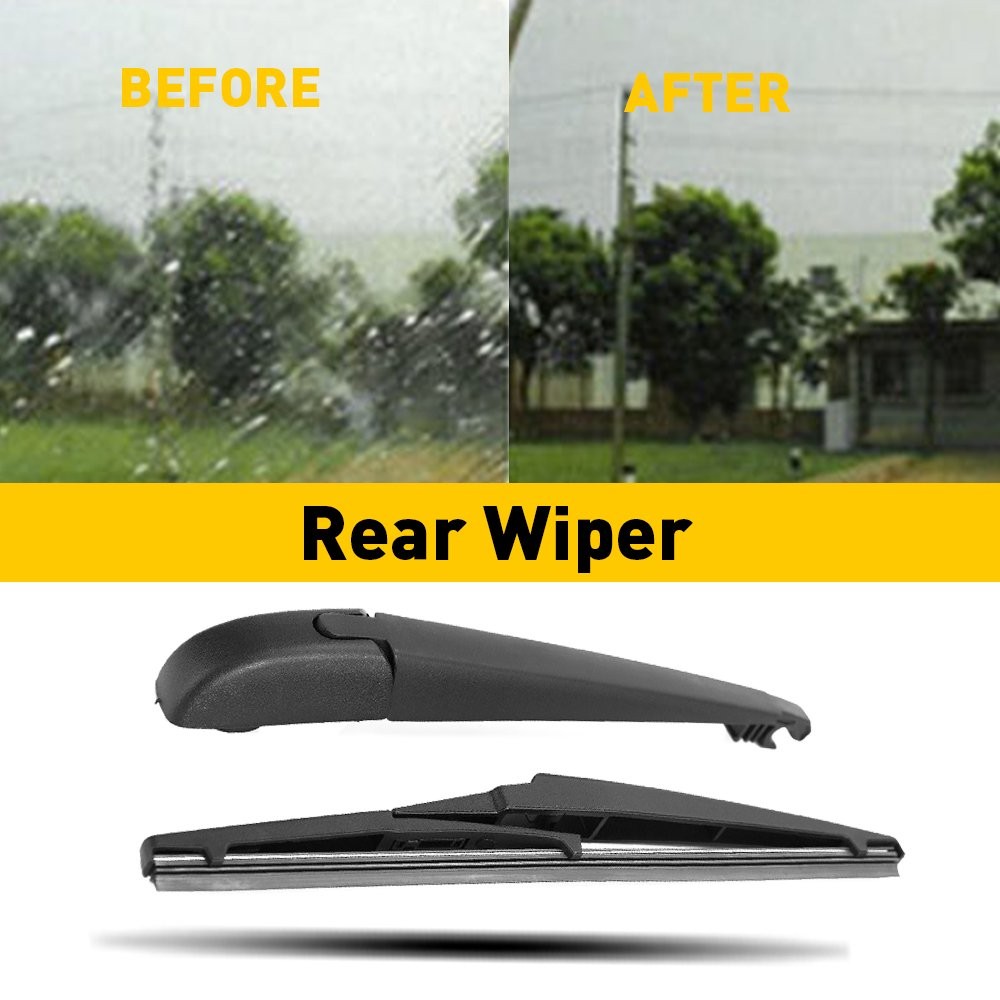 For 2011-2019 DODGE DURANGO Rear Windshield Wiper Arm & Kit Blade Set Assembly