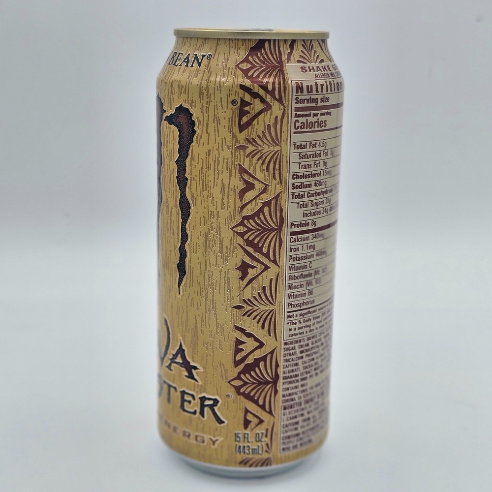 Limited-Edition Monster Energy Mean Bean Java 16 oz – Sealed! High Demand