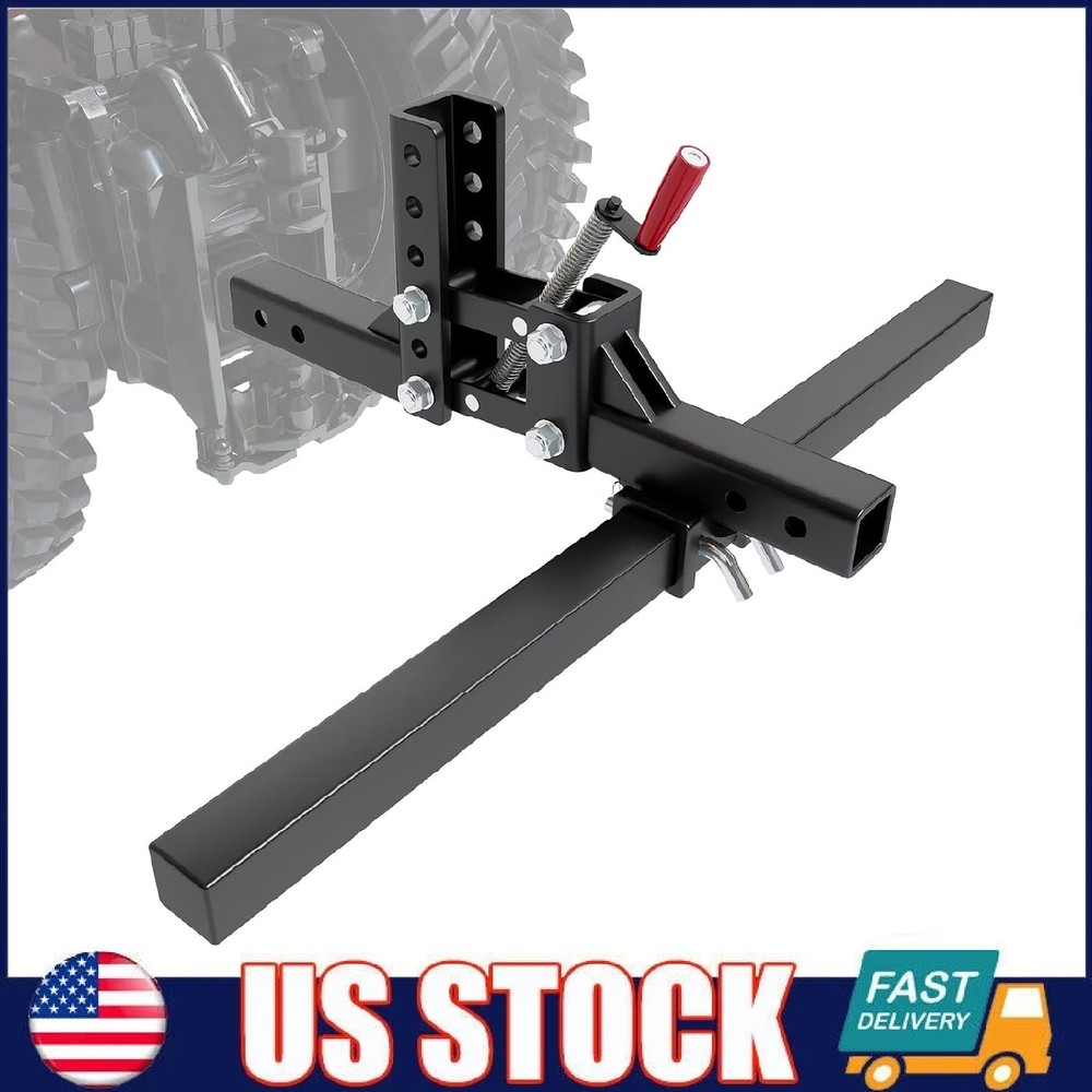 Manual Implement Lift 1-Point Lift System 50" Width ,Fit 2" Receiver for ATV/UTV