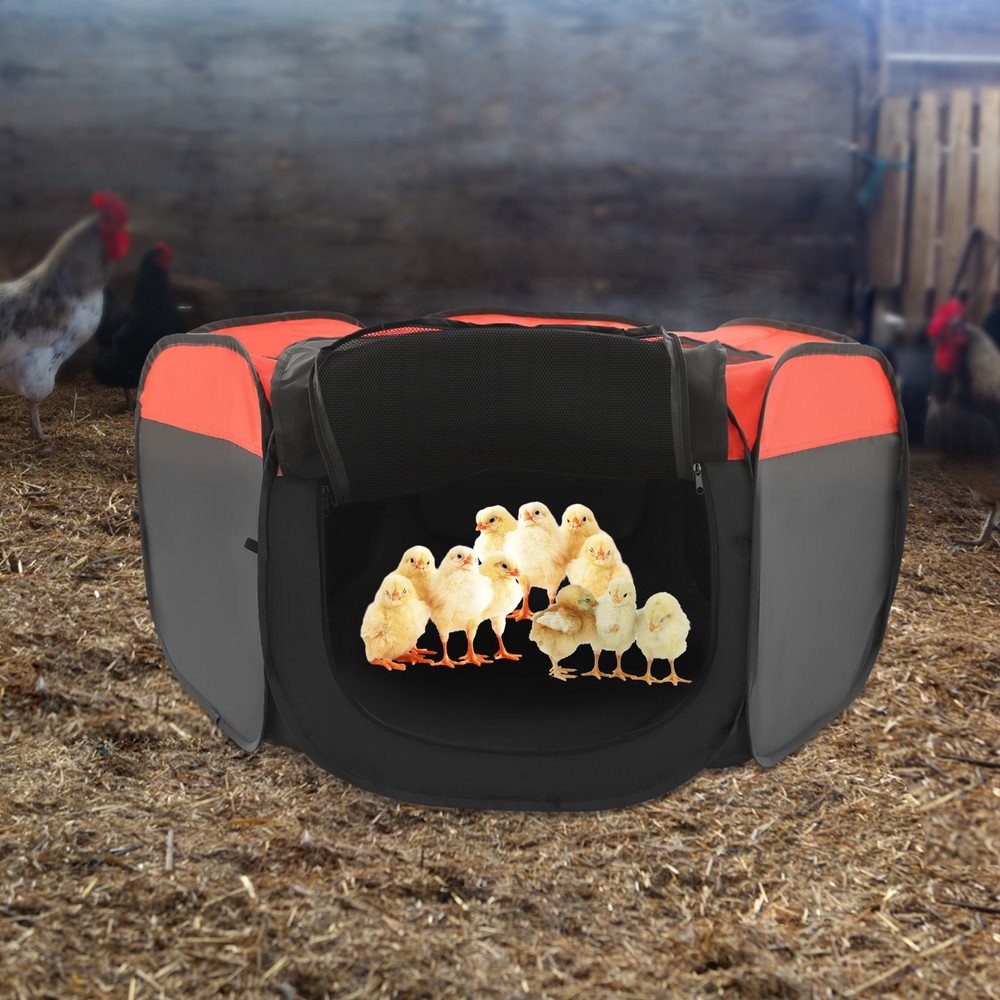 Brooder Box for Chicks Starter Kit-420D Oxford Cloth Chicken Coop ChickEnclosure