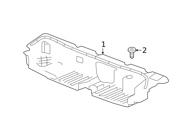 Genuine GM Intake Air Splash Shield 84218422