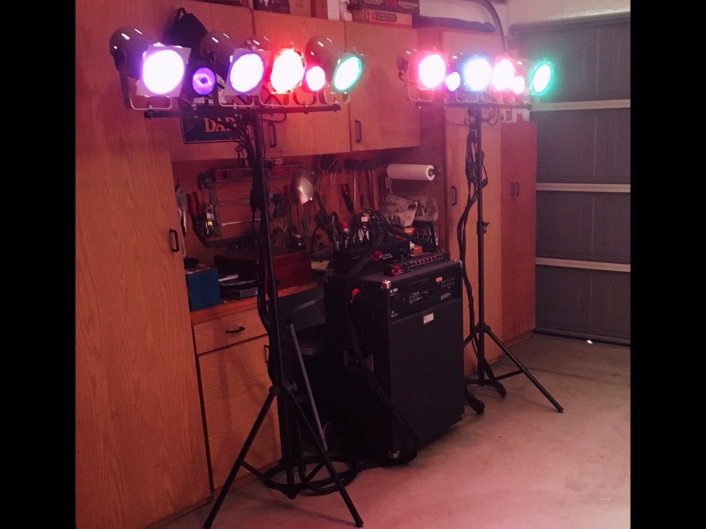 American DJ Light Copilot IC-8SP LC-100 8 PAR Fixtures Controller Multicolor