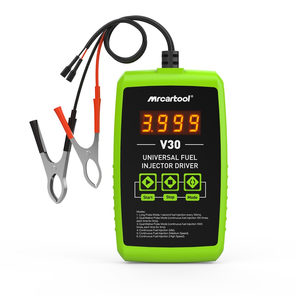 Universal Fuel Injector Tester Cleaner Adapter 6 Testing Modes DIY Cleaning Tool