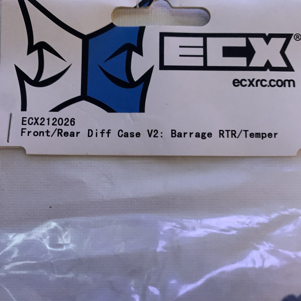 ECX Front/Rear Differential Case ECX212026 NEW