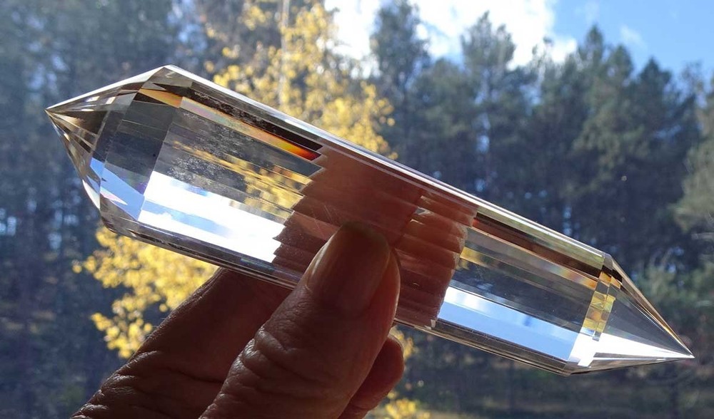 Clear Quartz Vogel 32-sided Crystal - v2007