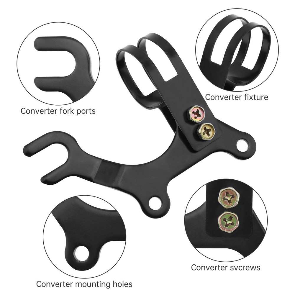 2x Bicycle Disc Brake Modification Bracket Frame Adapter Disc Brake Mount Holder