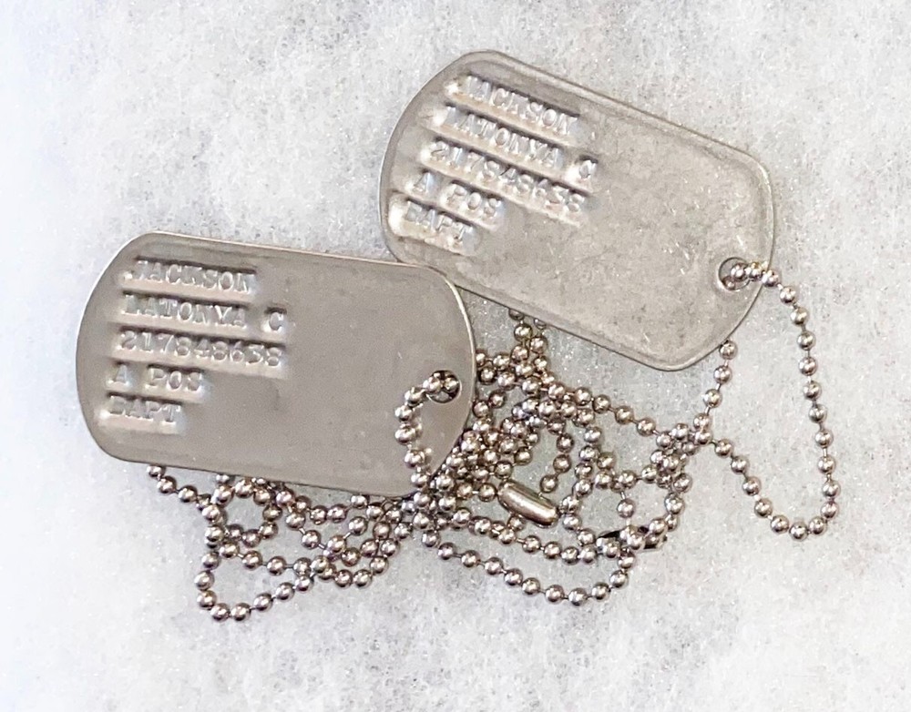 Latonya Jackson Dog Tag Set