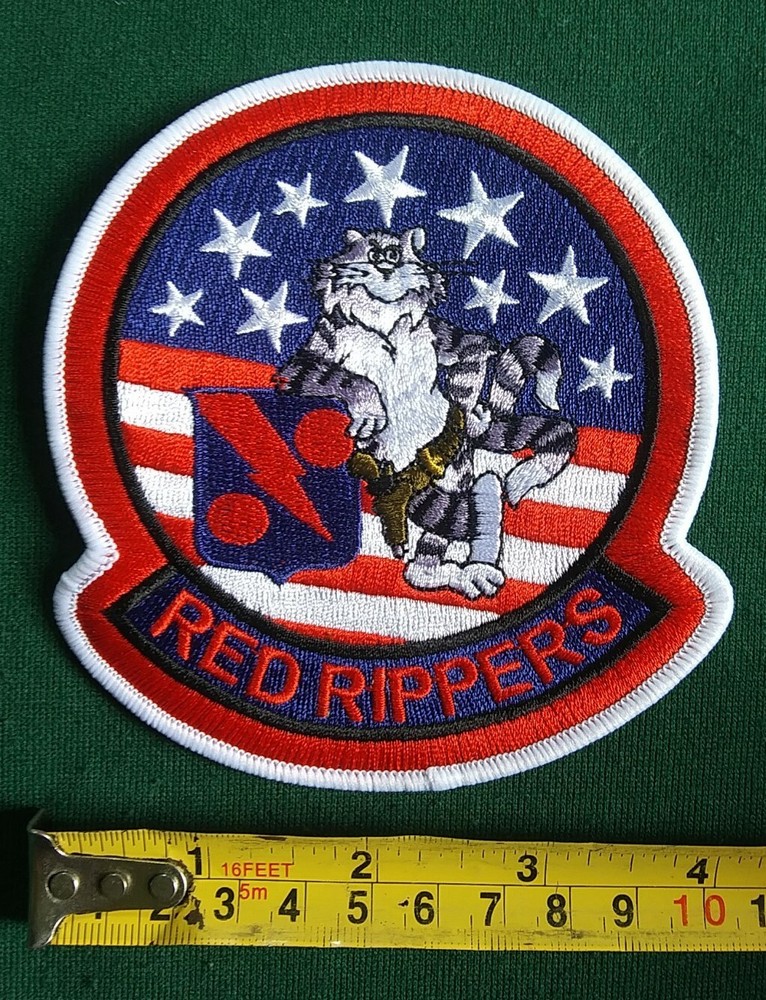 RED RIPPERS US Navy VF-11 TOMCAT Military Patch