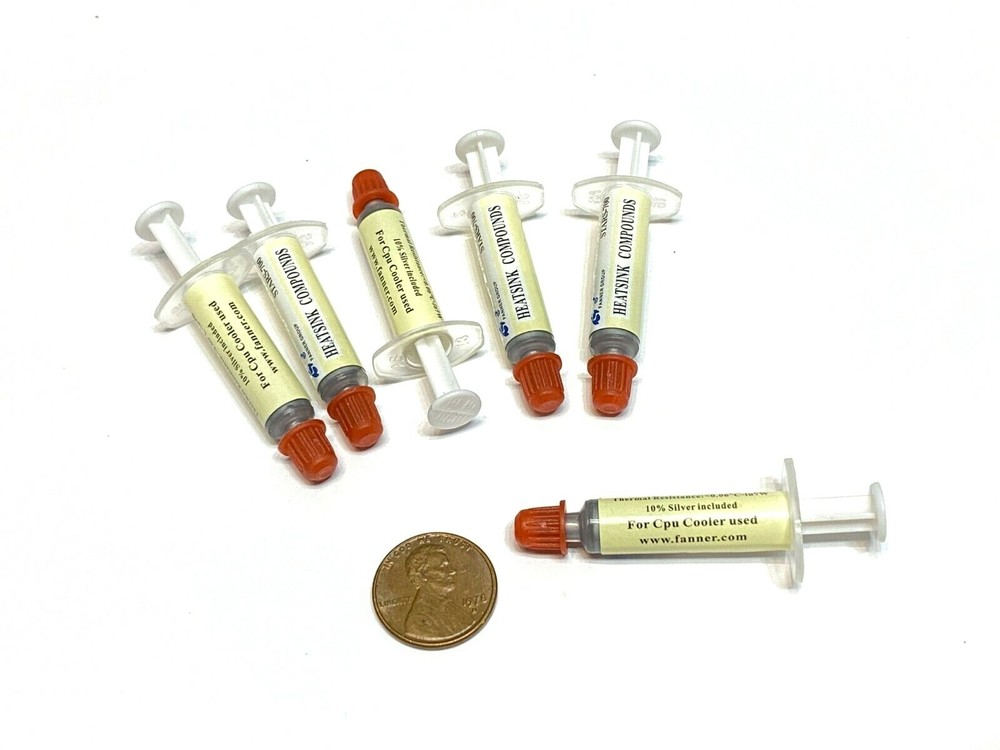 10 Pieces BXR Silver Thermal Grease CPU gpu Heatsink Compound Paste Syringe B24
