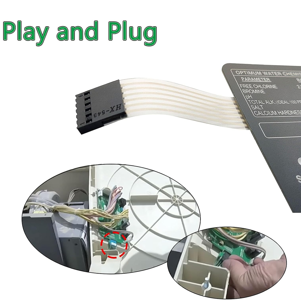 Replacement for Pentair 472610Z Switch Membrane Pad MasterTemp Pool & Spa Heater