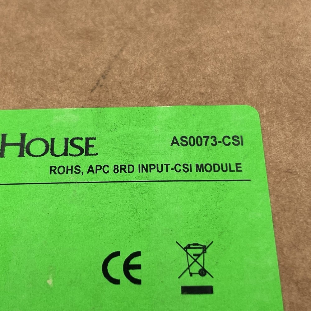 NEW!! Software House Input CSI Module ROHS APC 8RD 12 VDC - AS0073-CSI