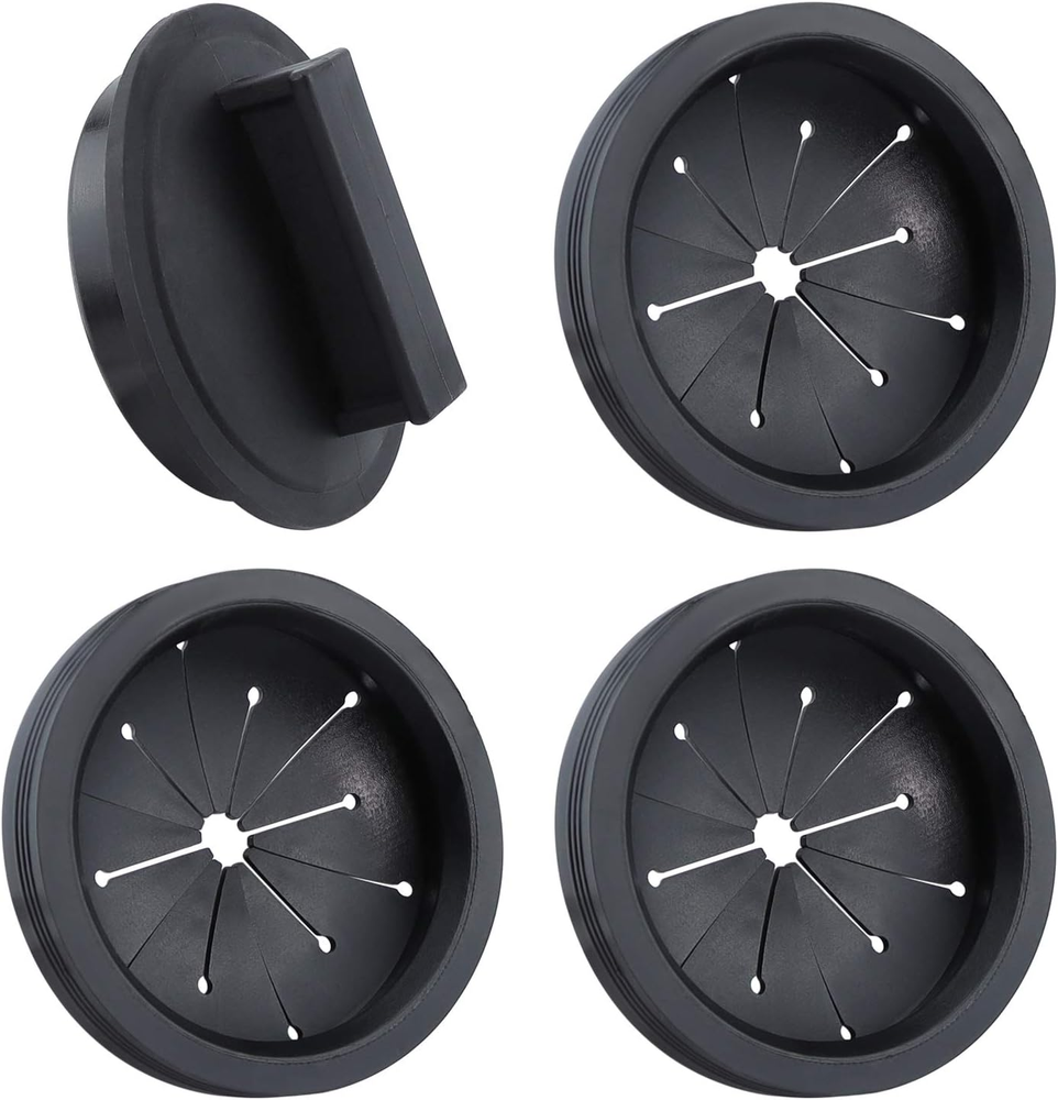Garbage Disposal Splash Guards and Stopper Set - 3 Pack Sink Baffle Disposal wit