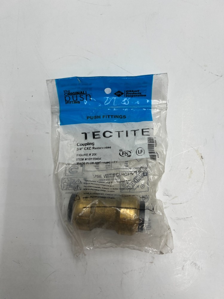EPC Tectite Coupling 3/4" CxC Removeable - 10155454