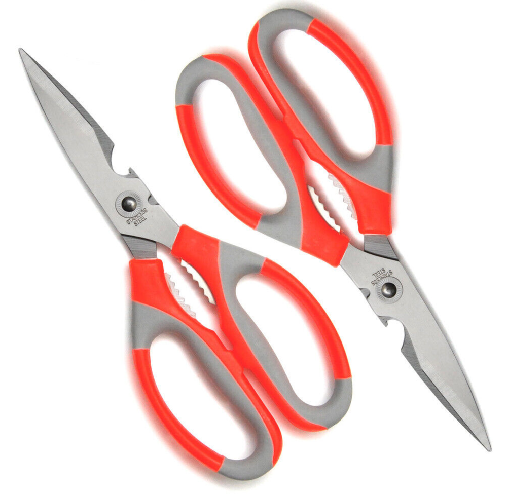Scissors 2 Pack - Multifunctional Ultra Sharp Meat Chicken Poultry Herbs Shears