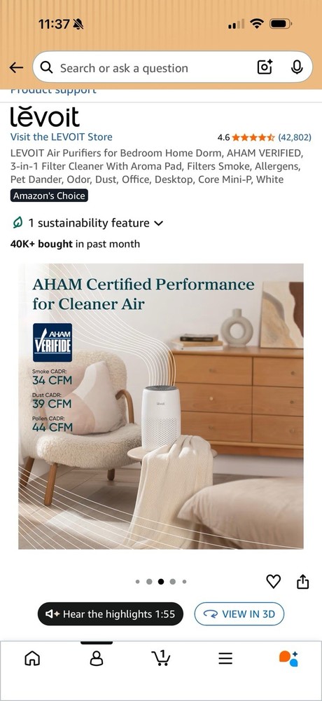 Levoit Core300 White