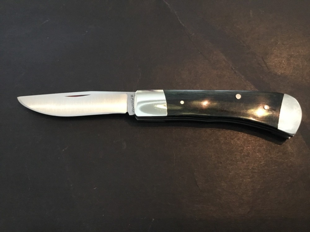Custom Don Morrow Single Blade Trapper Slipjoint Folder Folding Knife