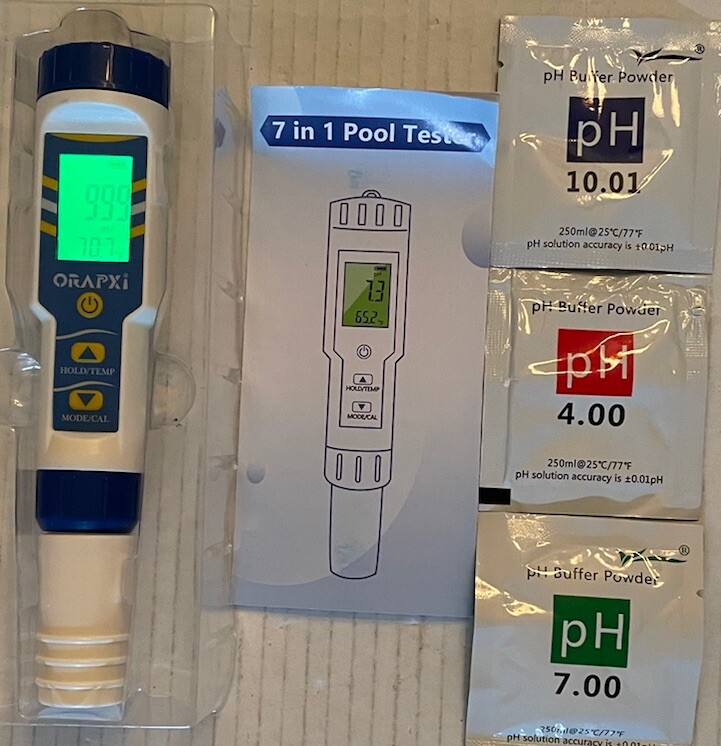 Pool Water Tester 7-in-1