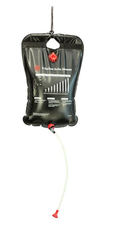 5 Gallon Solar Shower With Thermometer