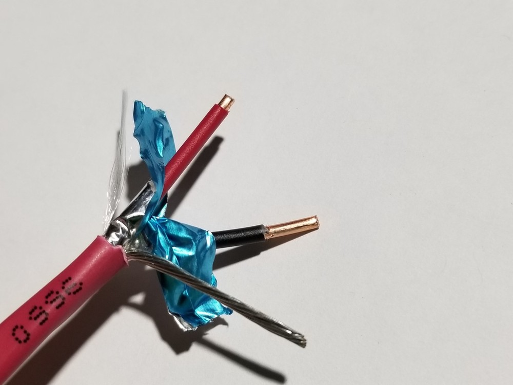 Carol E3622S 14/2C Solid Shield Plenum Fire Alarm Cable Wire FPLP/CL3P /100ft