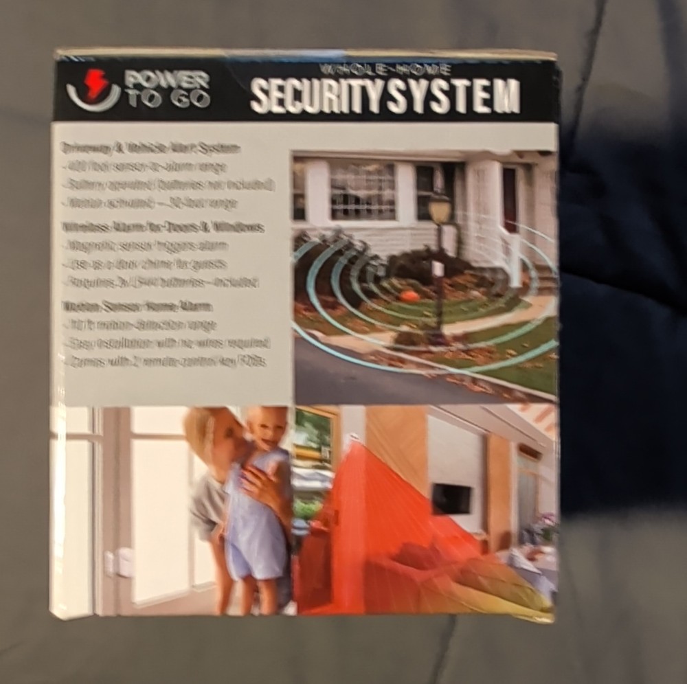 Power To Go Whole-Home Security System 13-Piece Wireless Motion Activated