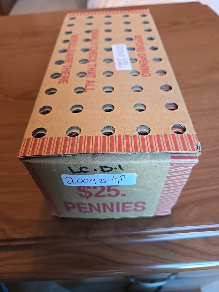 2009 Lincoln Cent Log Cabin D Mint 50 Rolls