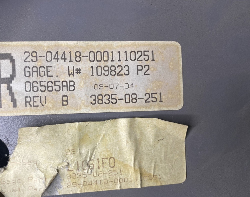 Peterbilt 379 Sleeper Control Panel