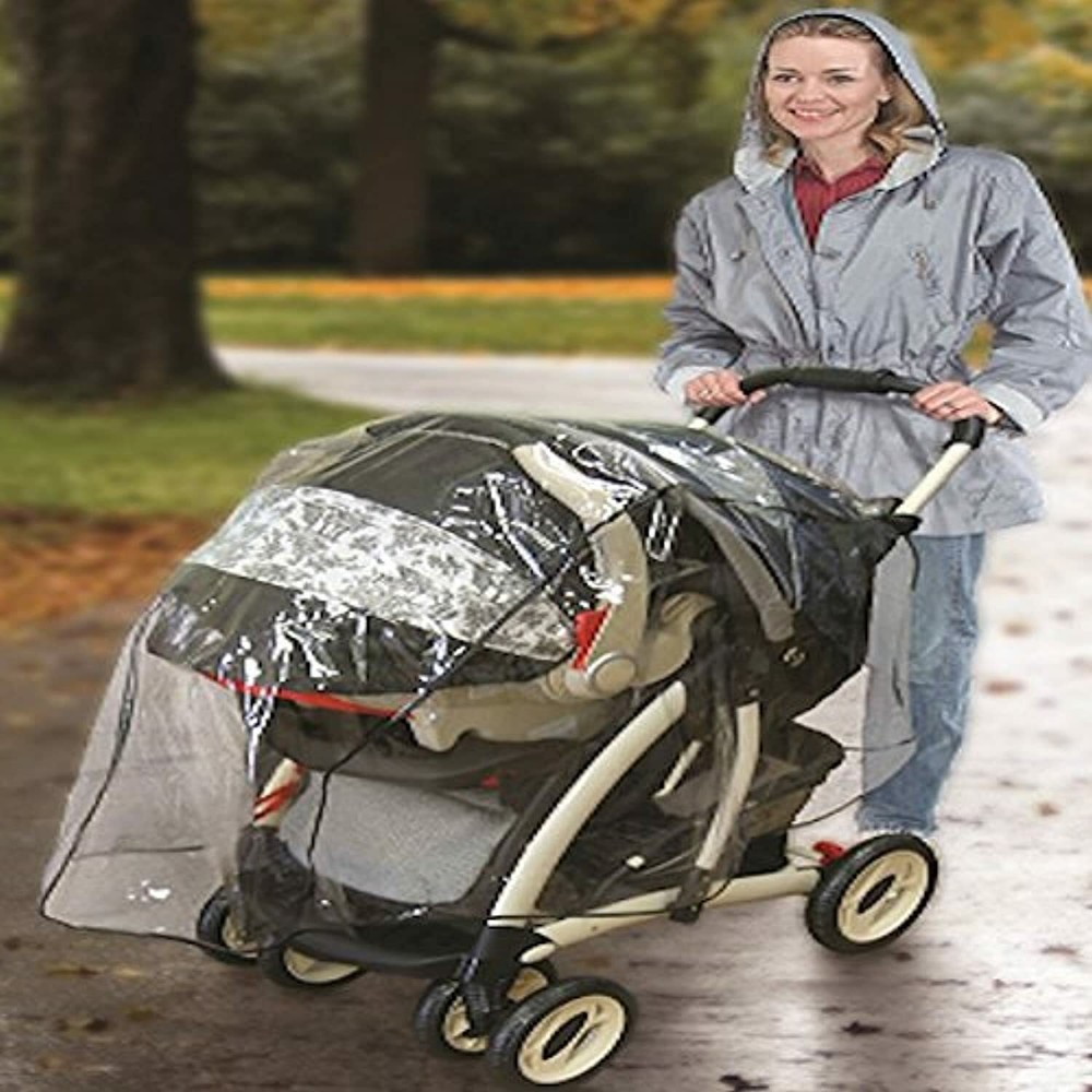 Nuby Travel System Weather Shield, Clear, Plastic