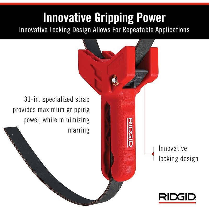 Strap Wrench Handle Tool Plastic Pipe Joint Alignment Easy Grip Leveraging New