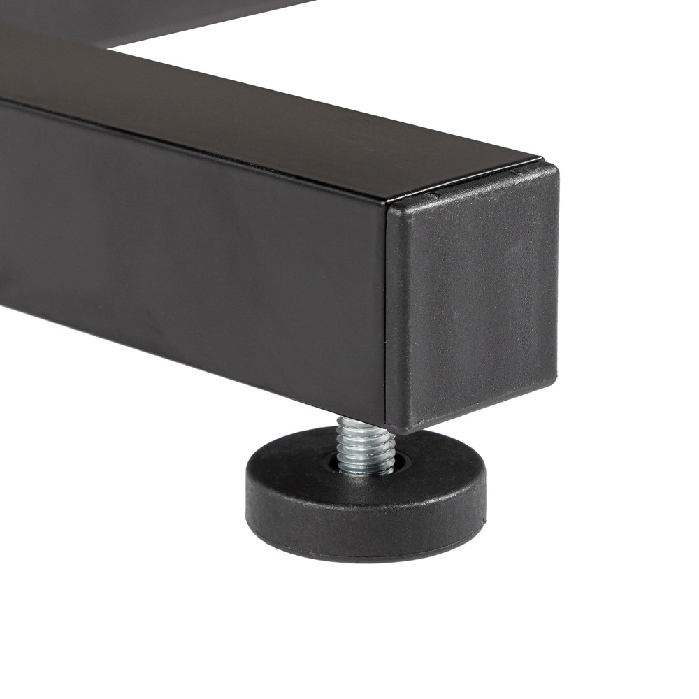 Grey Oak Particle Board with Melamine Coating Adjustable Computer Desk