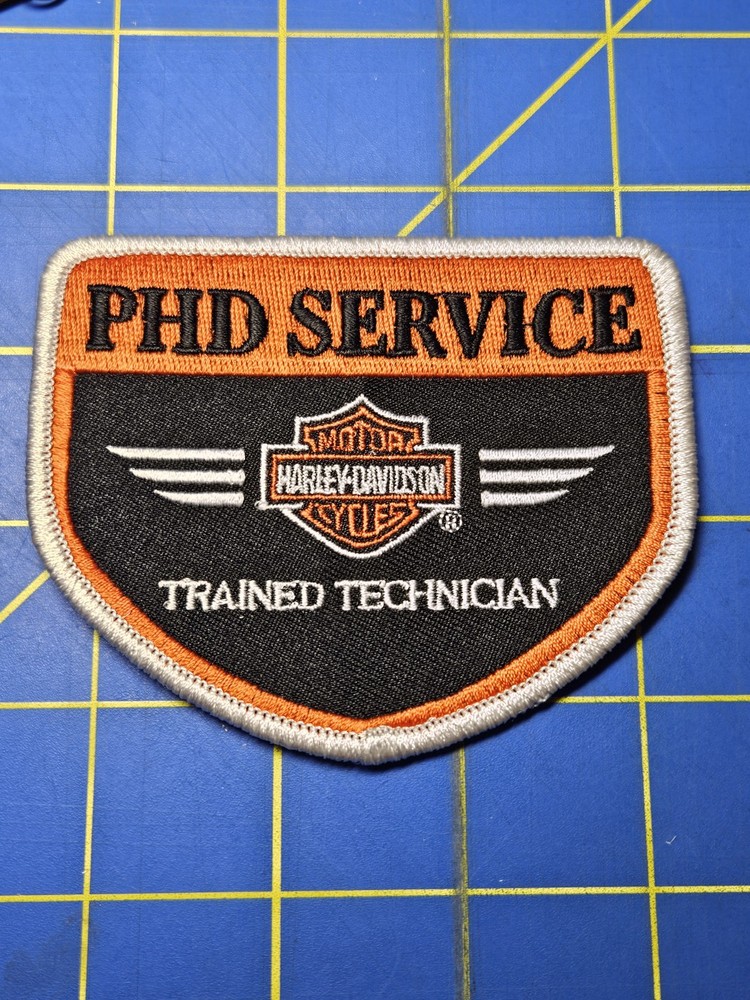 Harley Davidson Motorcycle PHD Service Trained Technician Staff 2011 Patch Set