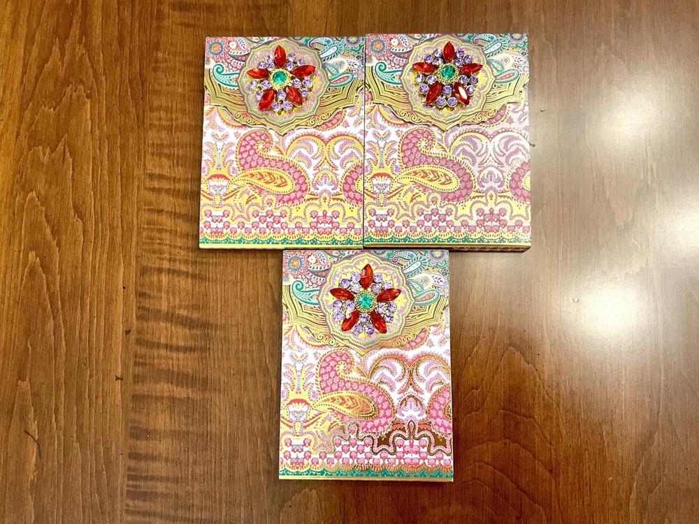 3 Punch Studio Notepads With Magnetic Closures