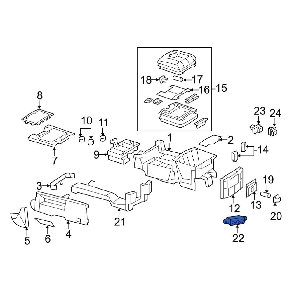 Ram 68322813AD Audio Auxiliary Jack