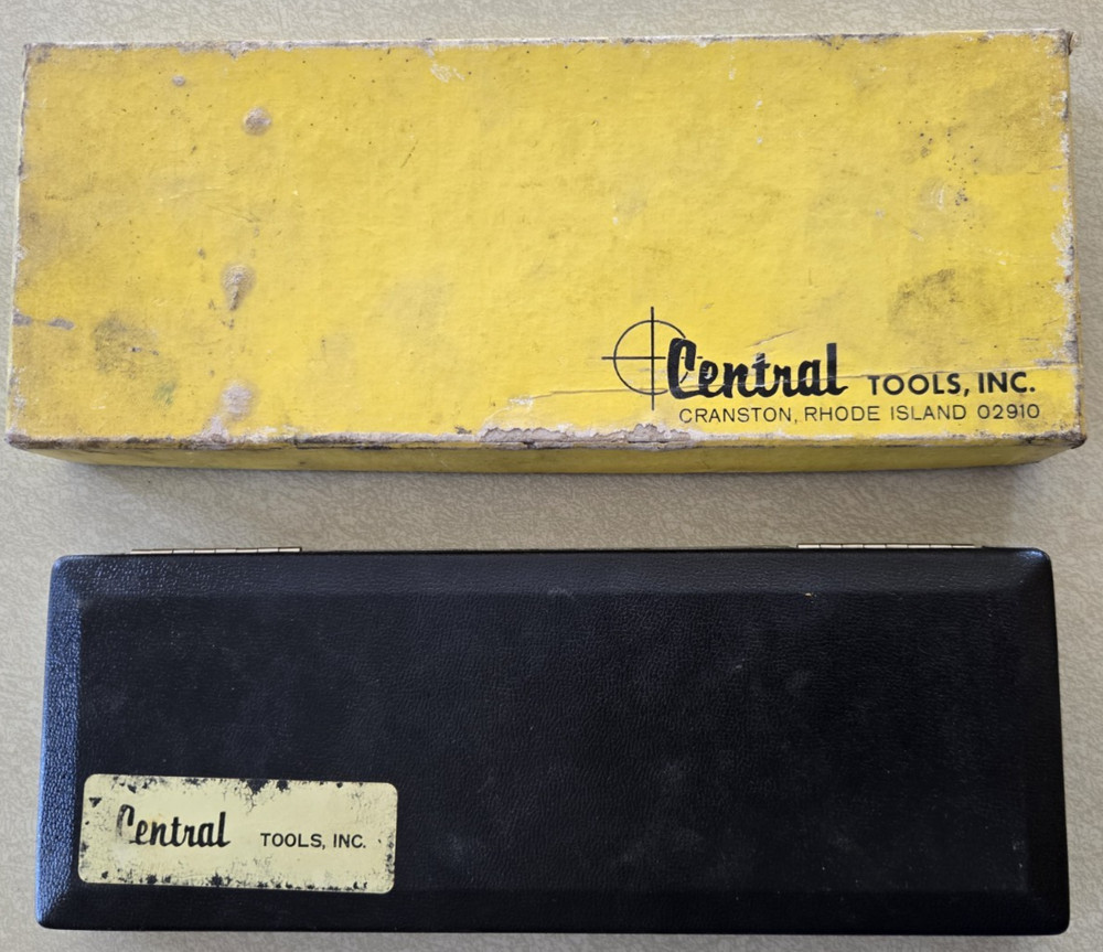 Central Tools Dial Caliper 0-6”, #6422 With Original Case and Box