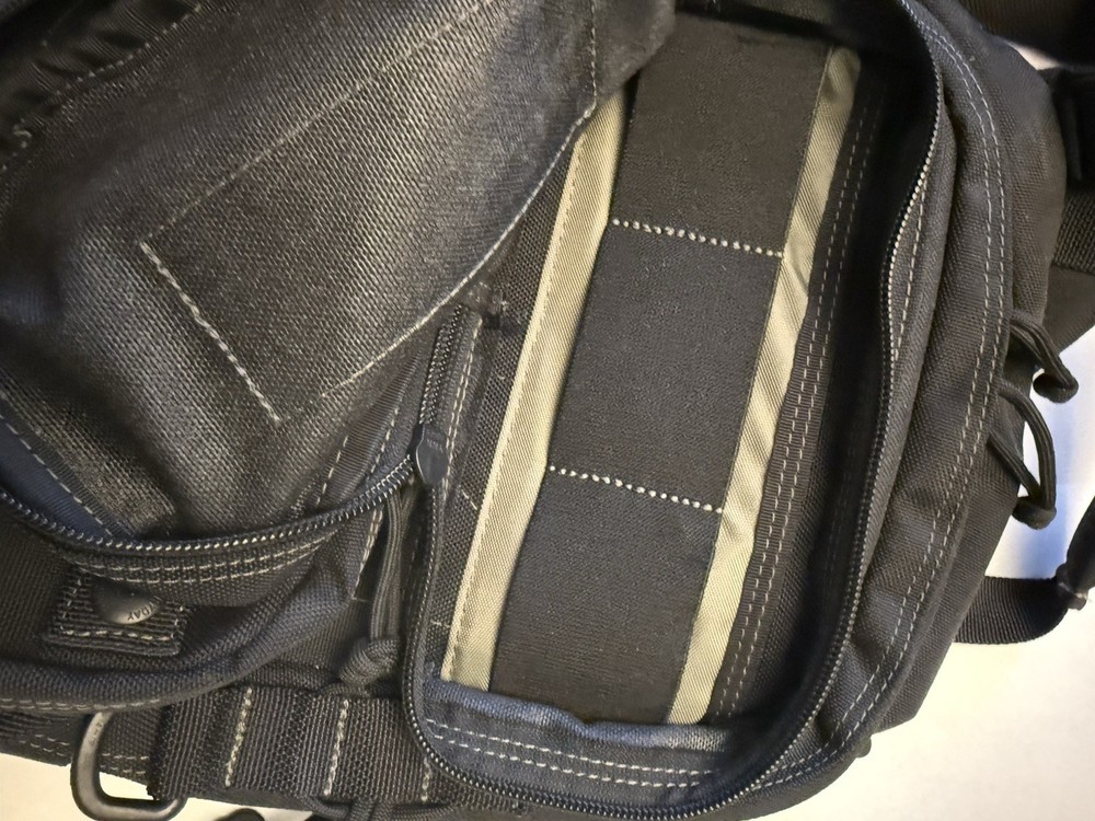 Maxpedition Sitka Gearslinger Black Backpack Sling Bag 0431B