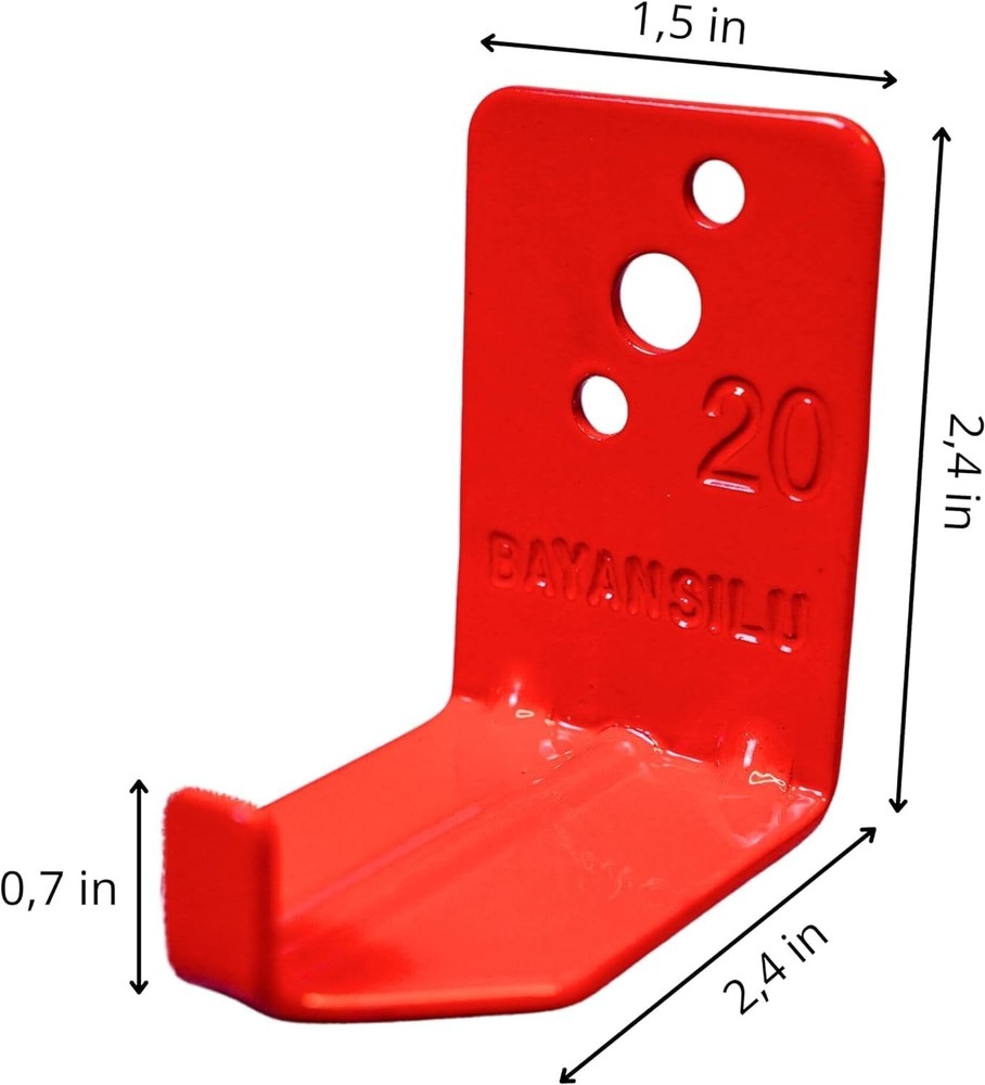2-UNIVERSAL FORK STYLE WALL MOUNT BRACKETS 5-10 & 40lb. FIRE EXTINGUISHER