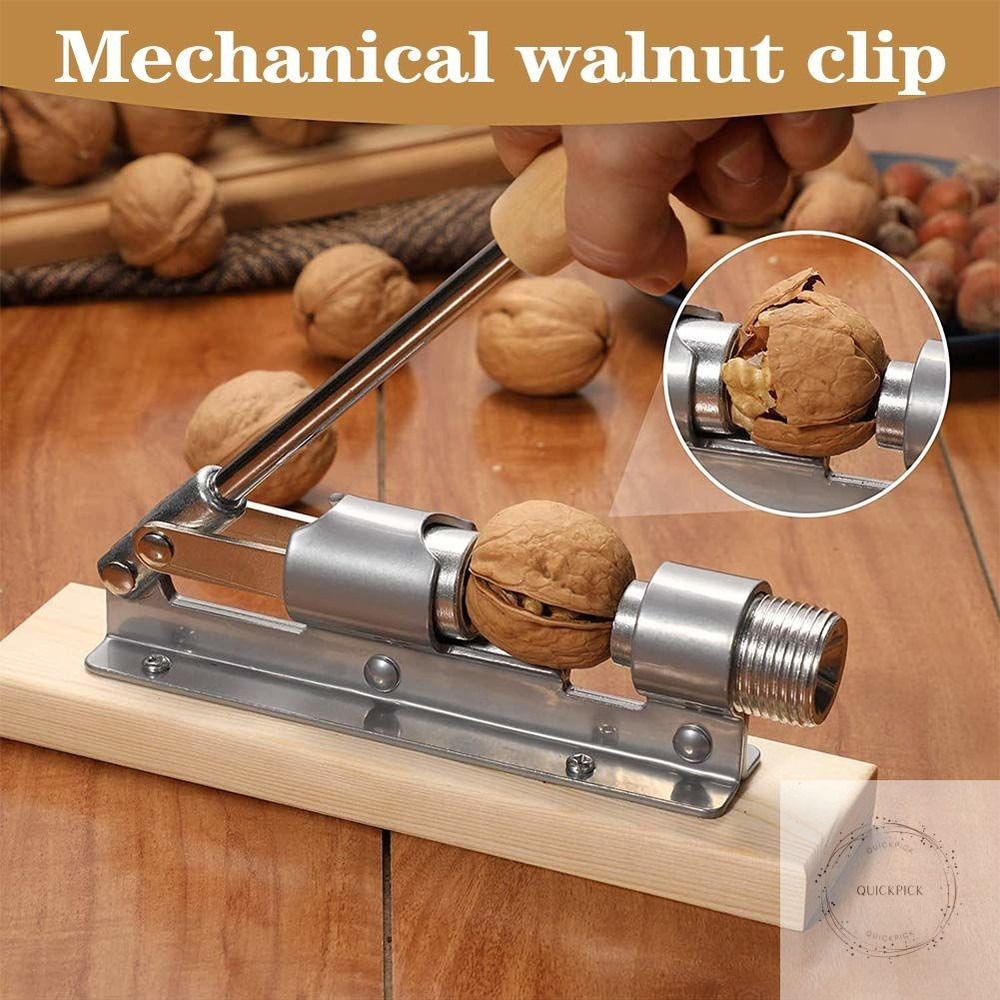 Nutcracker Heavy Duty Pecan Walnut Cracker Plier Opener Tool for Easy Cracking