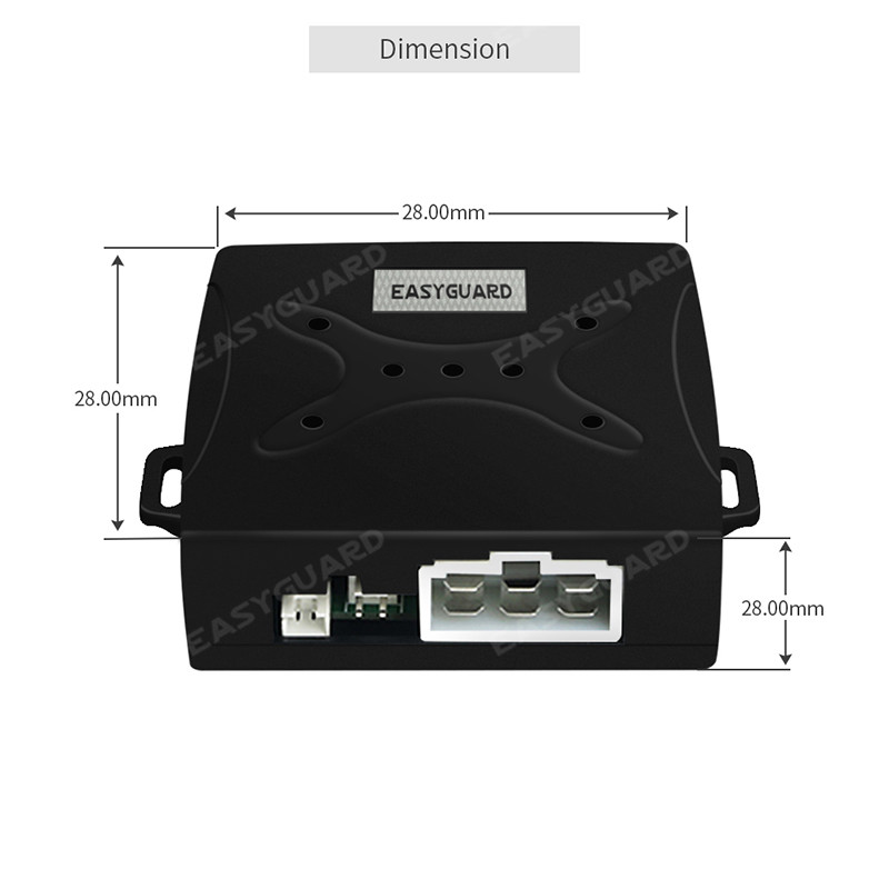EASYGUARD Universal RFID lock unlock push button start system keyless go 12V