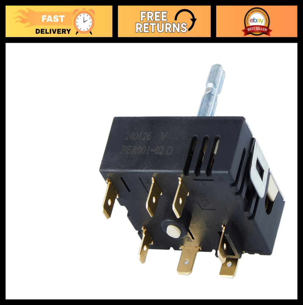 Dual Burner Infinite Switch for Samsung Range/Oven - Surface Element Control Rep