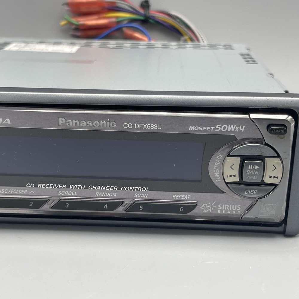 Panasonic Car CD Player CQ-DFX683u - Untested
