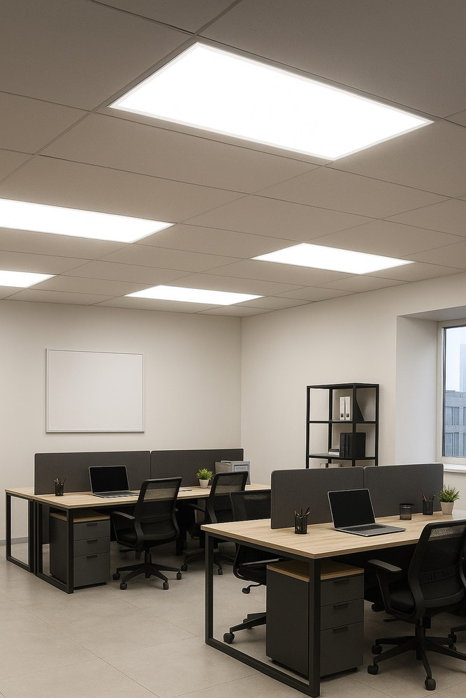 2 Pack Backlit Panel Light 2'x4' Dimmable LED - 50W Input: 100-277V