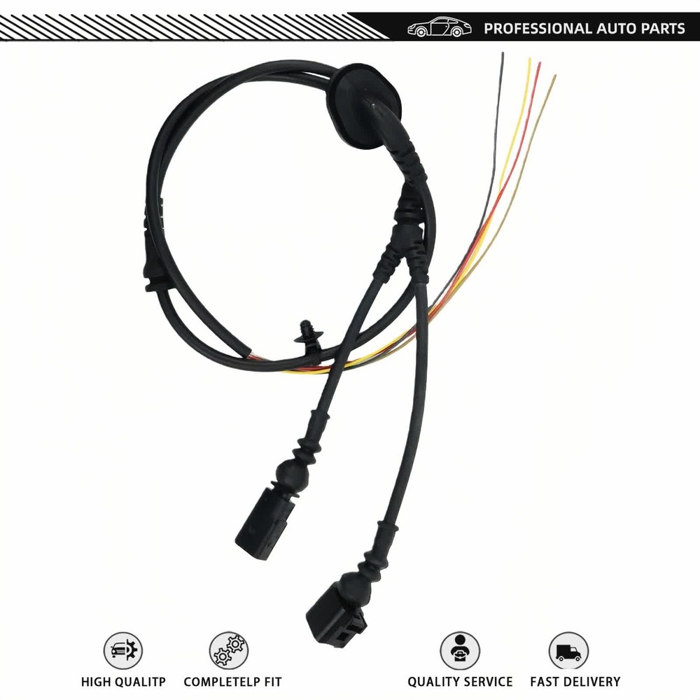 Fit 2009-2016 VW Tiguan Front Left ABS Speed Sensor Replacement Wiring Harness