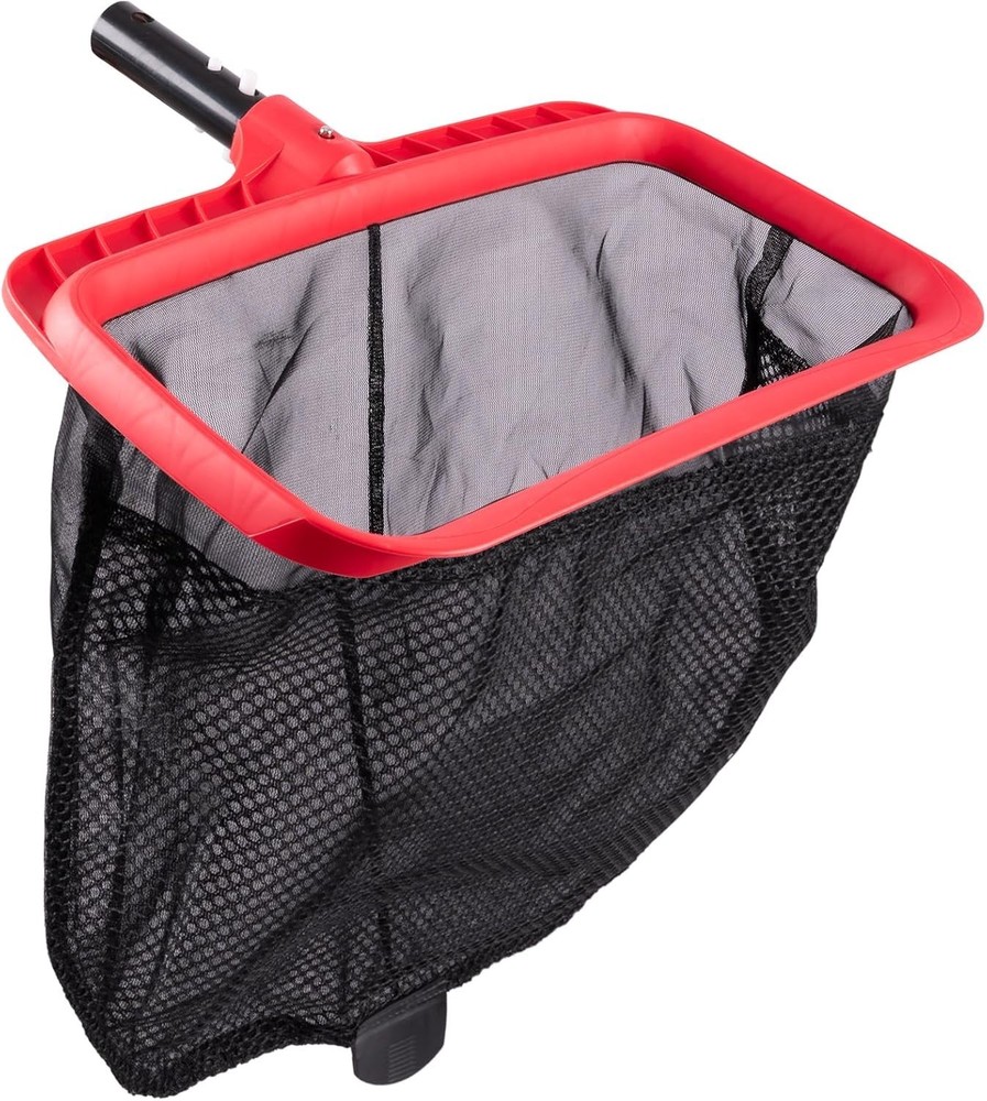 Reinforced Pool Skimmer Net with Double-Layer Mesh Large Capacity Cleaning Tool