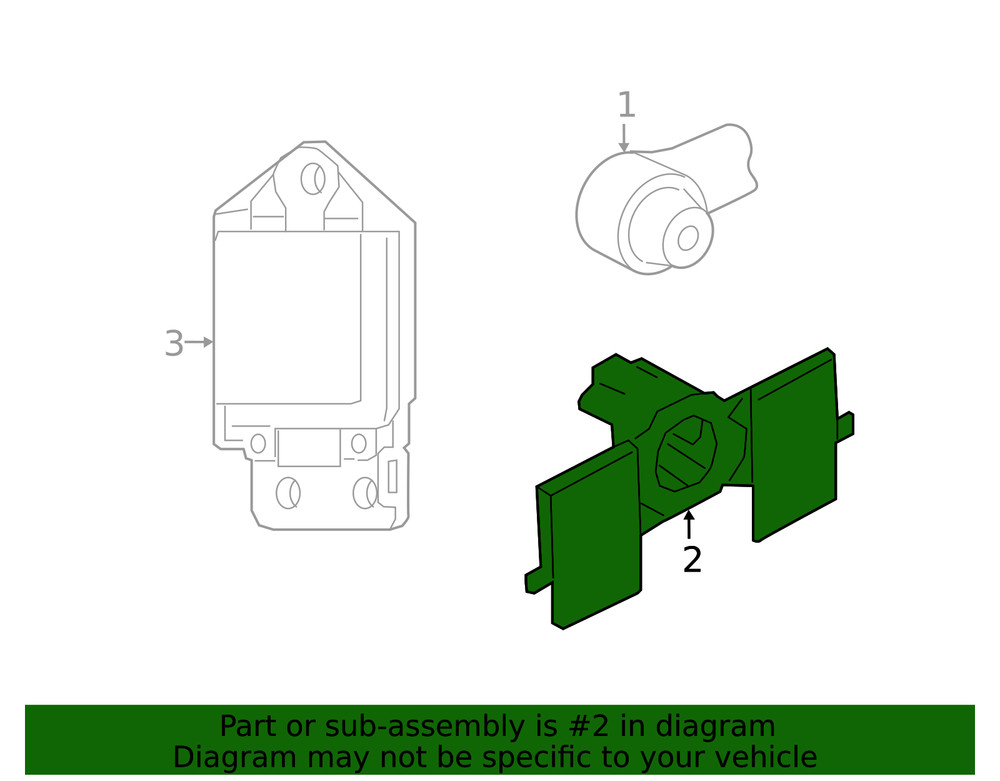 Genuine Nissan Sensor Protector 28533-9DL0A