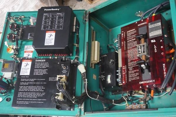 ONAN Motor Disconnect Panel from Automatic Transfer switch