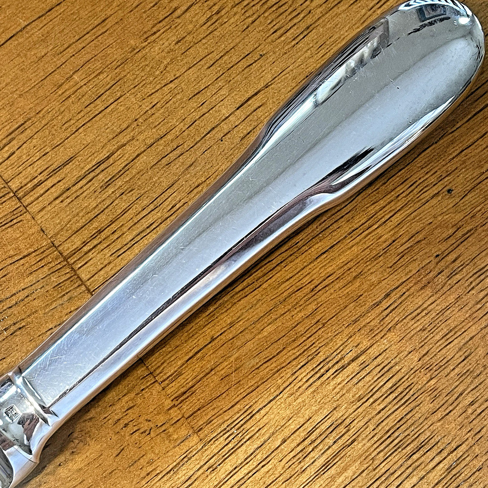 CHRISTOLFE SILVERPLATE PIE SERVER WITH KNIFE CUTTING EDGE 10"